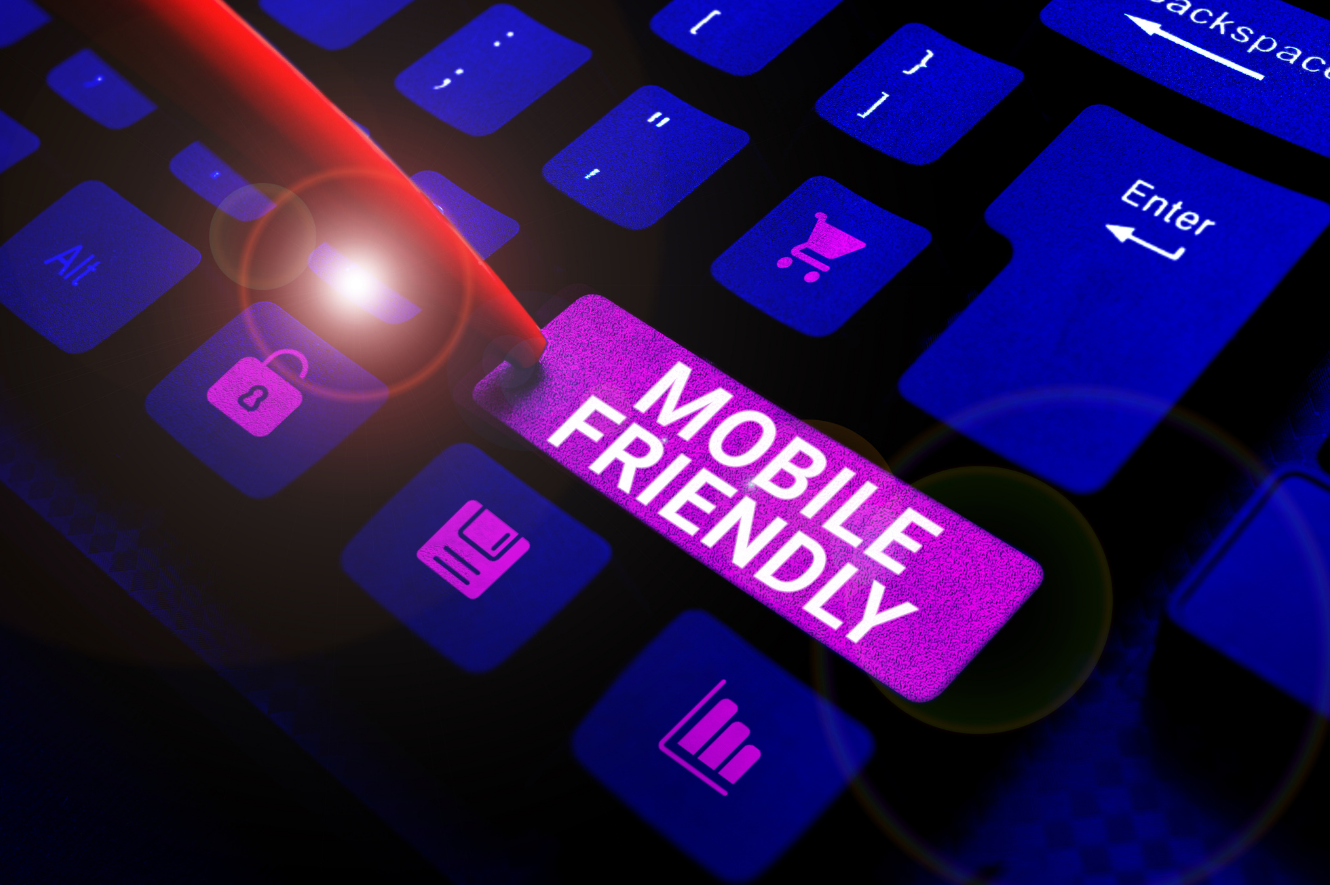 Mobile-friendly website controls tested on a phone interface